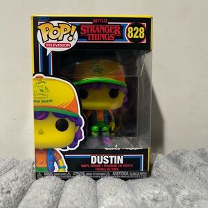 Funko Pop Stranger Things Dustin in Yellow and Purple